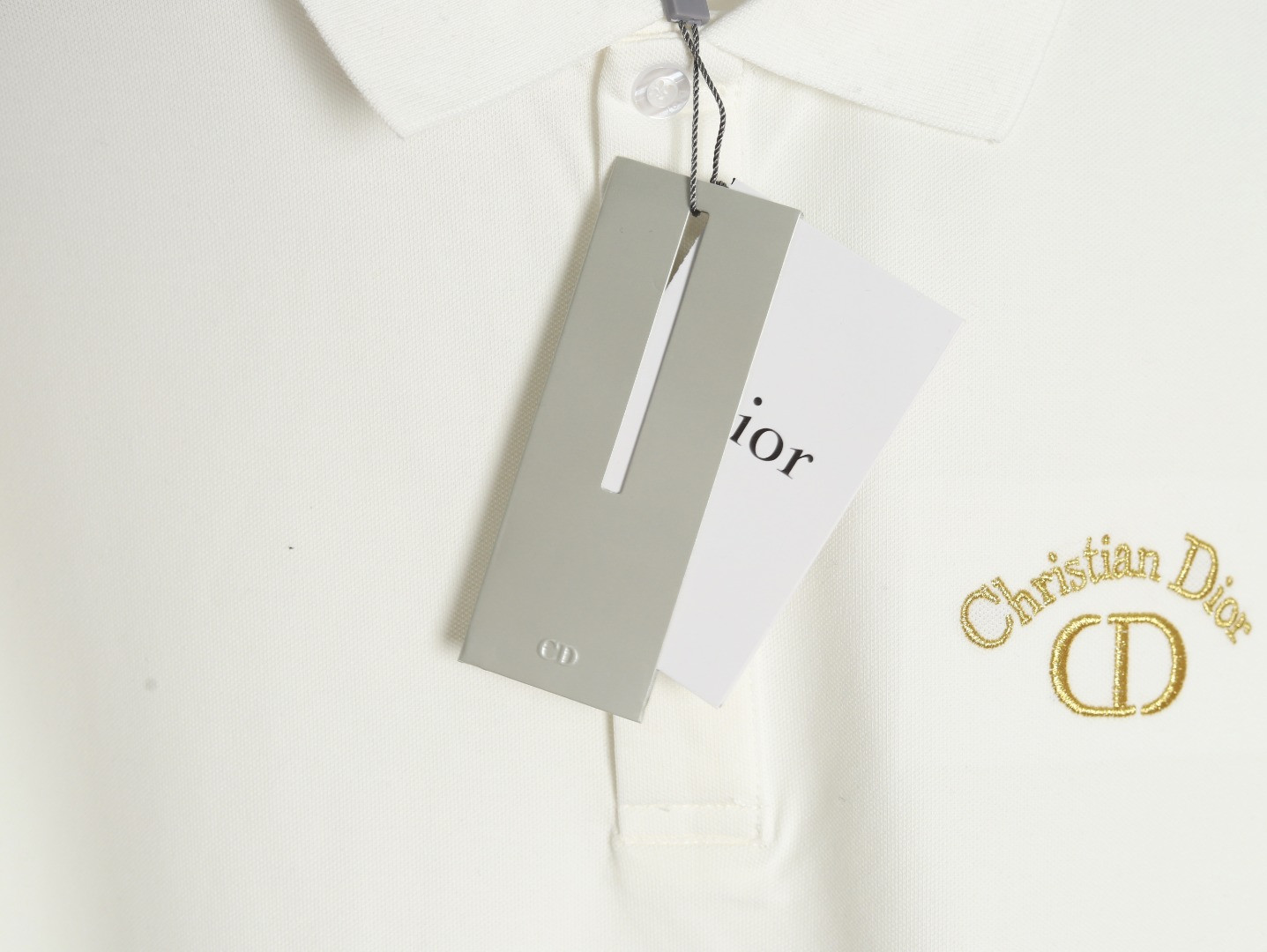 D*or 25ss short-sleeved polo shirt