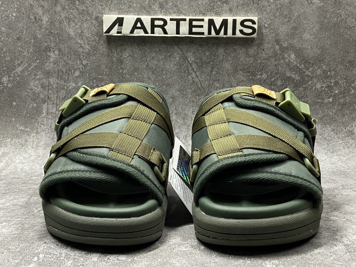 Visvim Christo Sandal Slipper Green