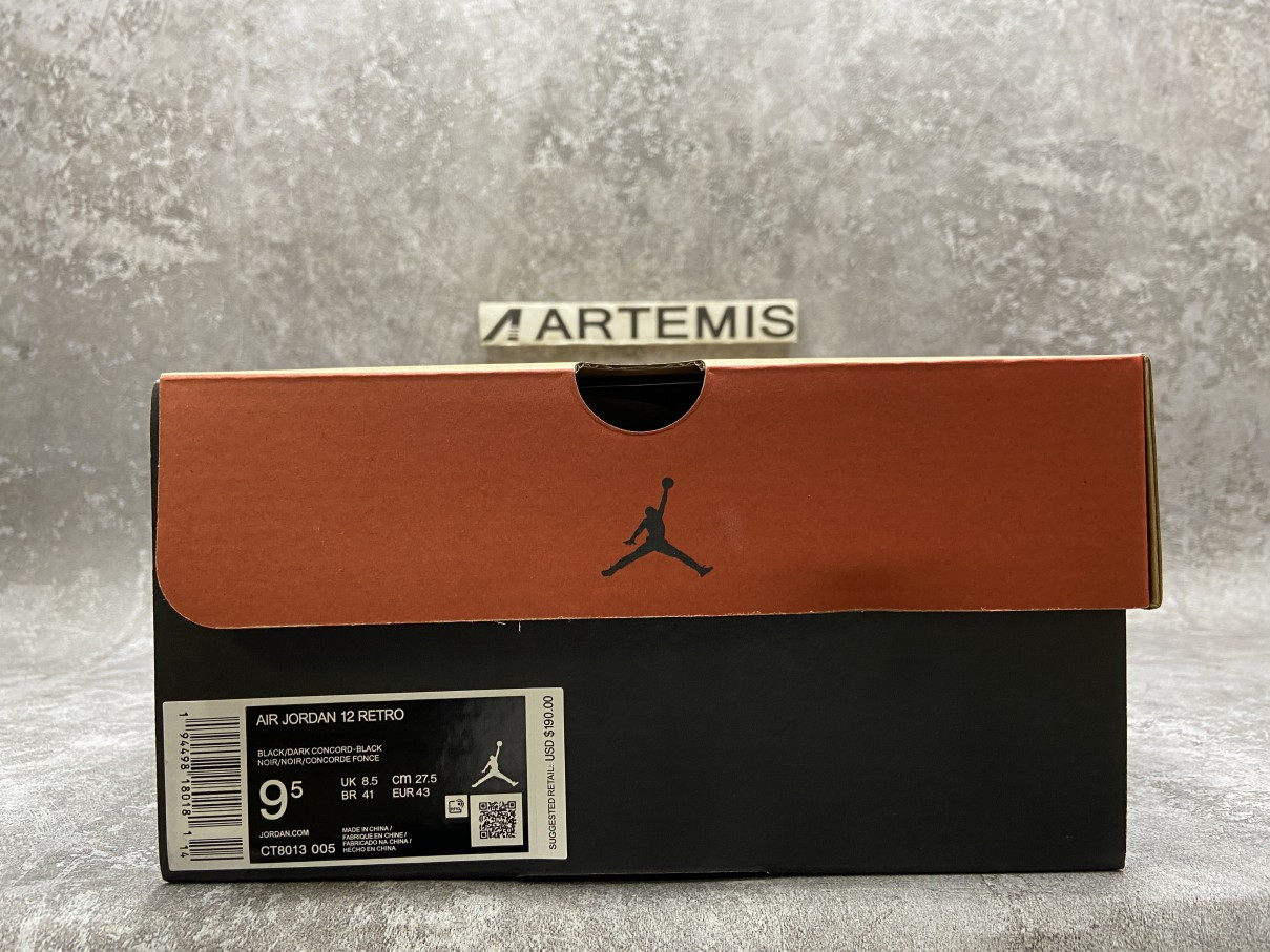 Air Jordan 12 Retro Black Dark Concord