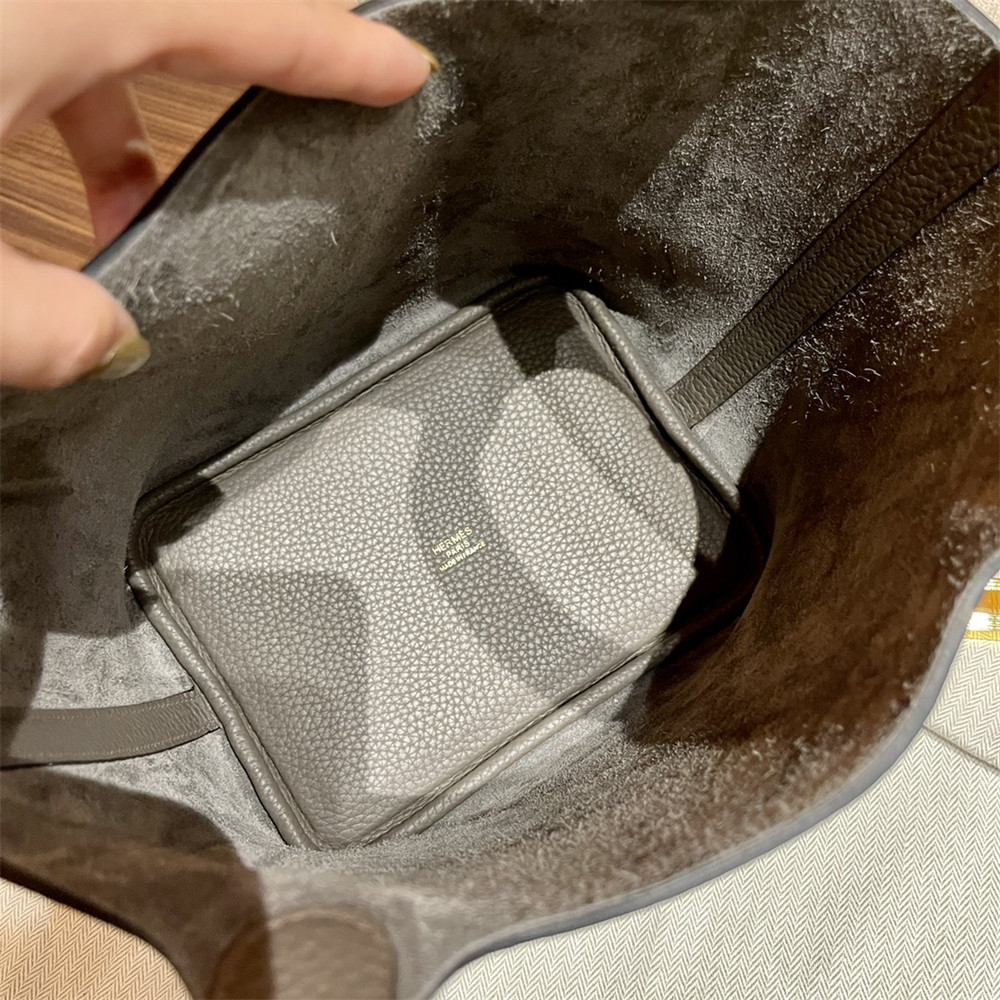Hermès Picotin 18cm pewter gray without original box