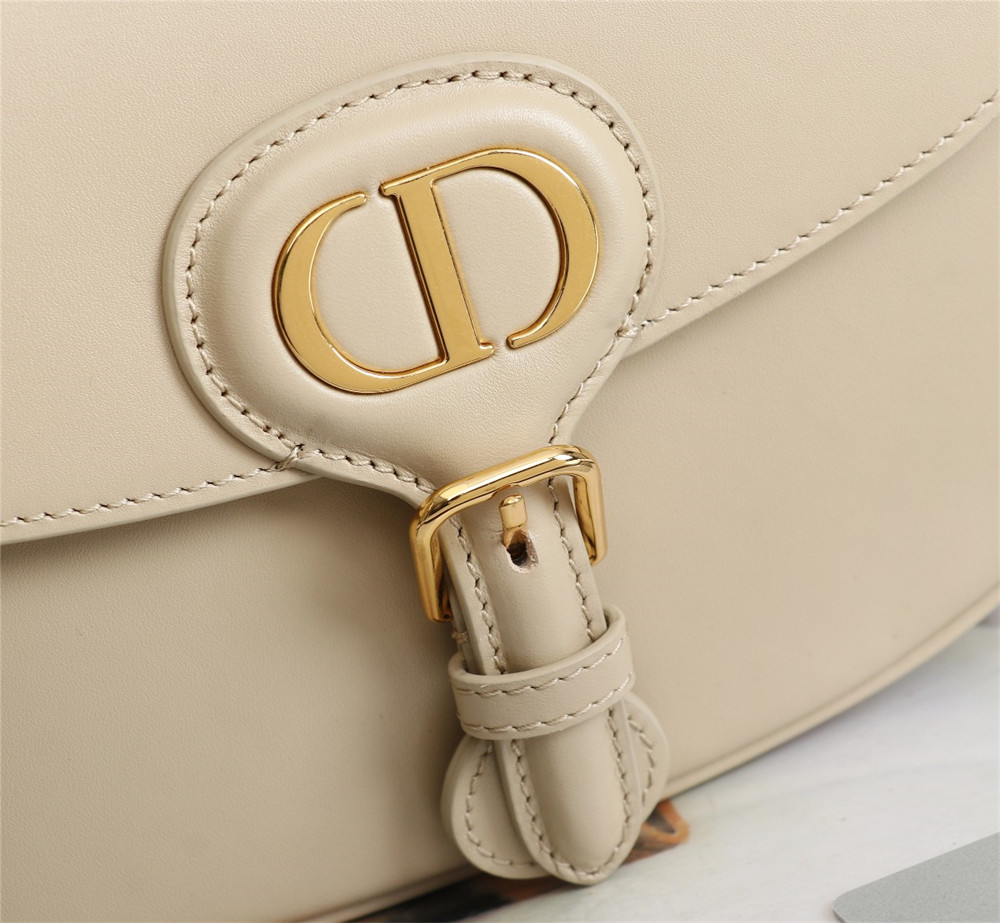 medium D*or bobby bag beige box calfskin