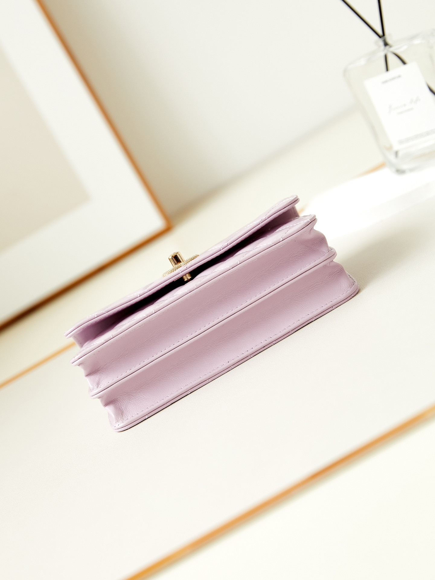 Ch*el 24p woc classic wallet on chain 11x18.5x6cm