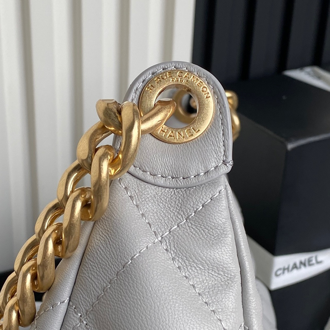 Ch*el 25c maxi hobo bag 27×35×18cm